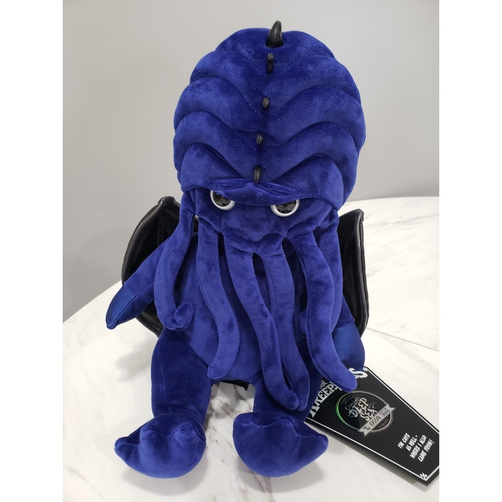NWT Killstar Cthulhu Deep Sea Plush Toy Blue Kreeptures Large Stuffed Animal LE